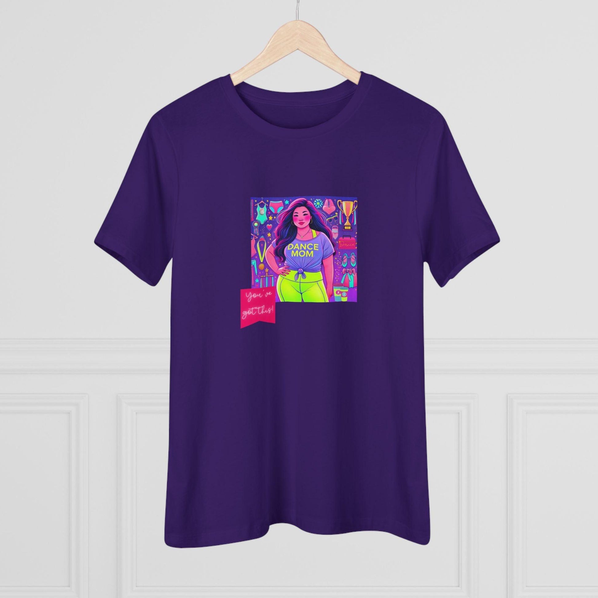 Dance Mom: You've Got This - Asian Mom (Curvy) - Women's Softstyle Tee Celebrate Your Inner Dance Mom! - Whippie's