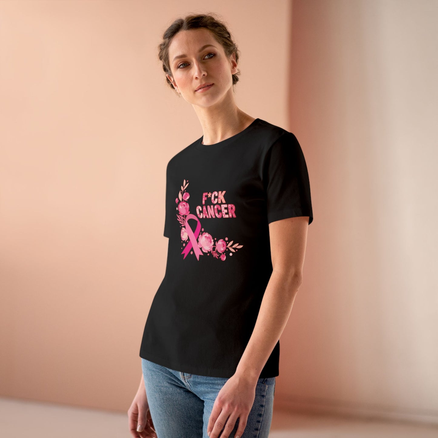 Lisa Whippie Fundraiser Breast Cancer Tee - F*CK Cancer Women's