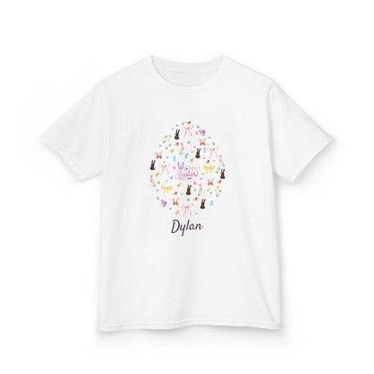 Easter Egg-stravaganza Kids Heavy Cotton Tee - Hop into Easter Fun! - Personalizable - Whippie's
