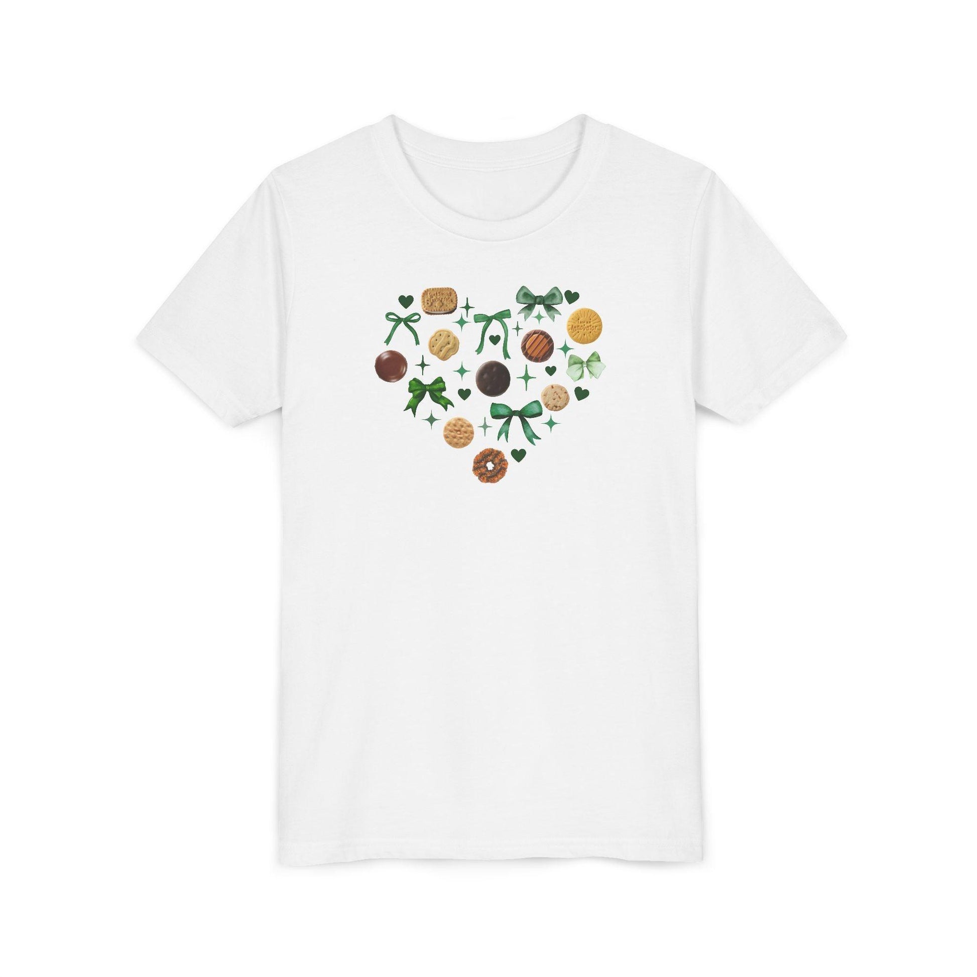 Girl Scout Heart Tee - Sweet Success! 💚🍪 Youth Tee - Whippie's