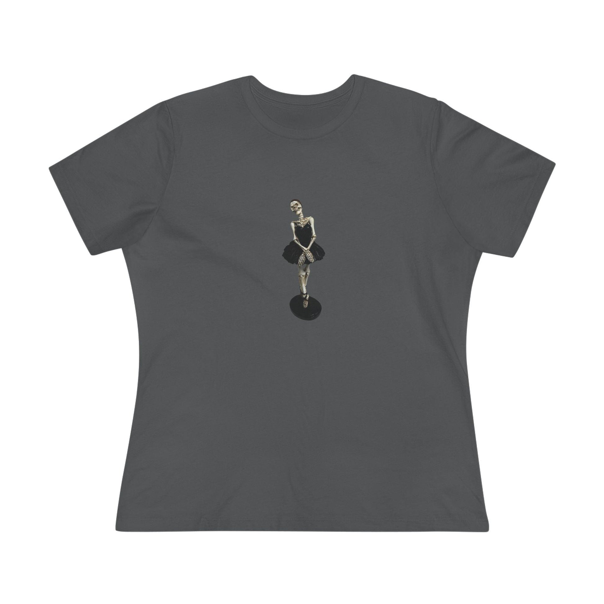 Ballerina Bones - Spooktacularly Stylish! ☠️🩰 - Women's Softstyle Tee - Whippie's