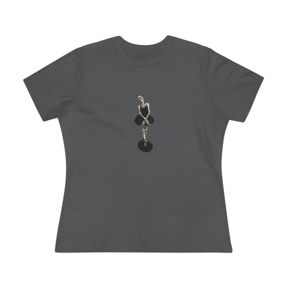 Ballerina Bones - Spooktacularly Stylish! ☠️🩰 - Women's Softstyle Tee - Whippie's