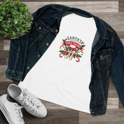 Santa's Favorite Dance Teacher Women's Softstyle Tee
