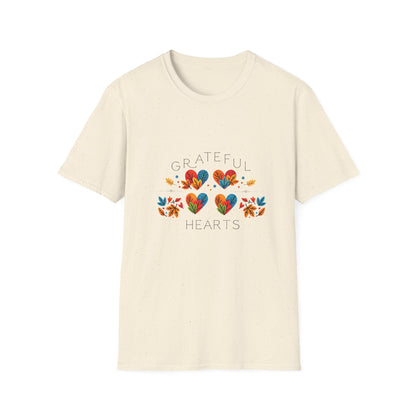 Grateful Hearts Four Hearts Unisex T-Shirt