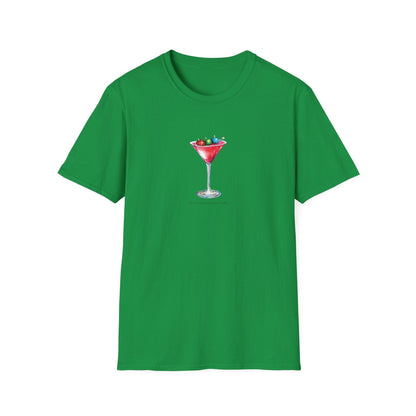 My Christmas Spirit is Vodka 🍸🎄 - Unisex Softstyle T-shirt - Whippie's