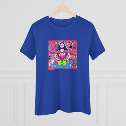 Dance Mom Magic (Brunette Mom) - A Colorful Celebration 🌈 - Women's Softstyle Tee - Whippie's