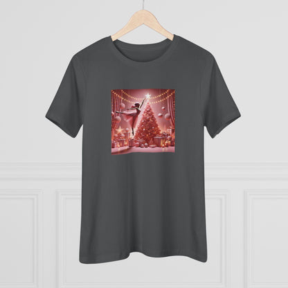 Pink Leap into the Holidays - Women's Softstyle Tee - Whippie's
