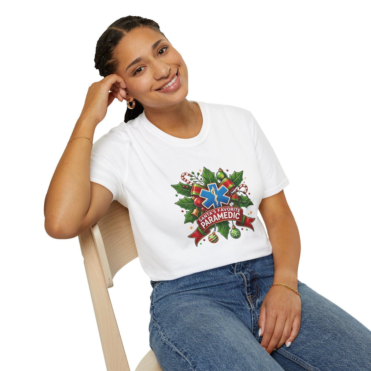 Santa's Favorite Paramedic Unisex Tee 🚑🎅 - Whippie's