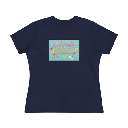 Sun, Sips, and Fun Beach Girls' Weekend - Women's Softstyle Tee - Whippie's
