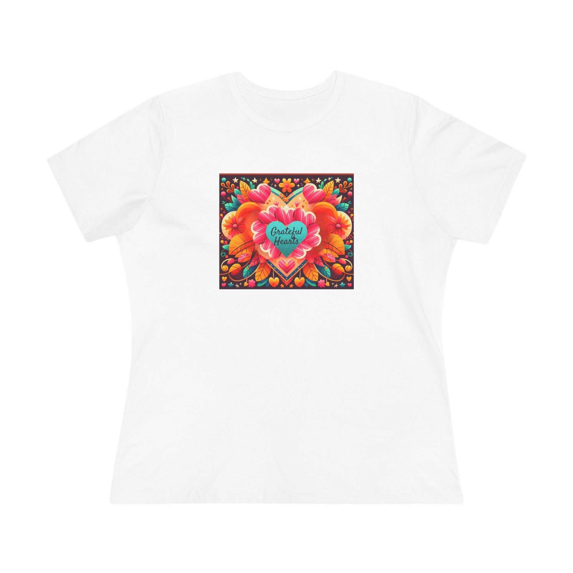 Grateful Hearts - A Celebration of Love and Gratitude 🧡💛❤️ - Women's Softstyle Tee - Whippie's
