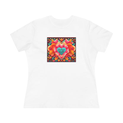 Grateful Hearts - A Celebration of Love and Gratitude 🧡💛❤️ - Women's Softstyle Tee - Whippie's
