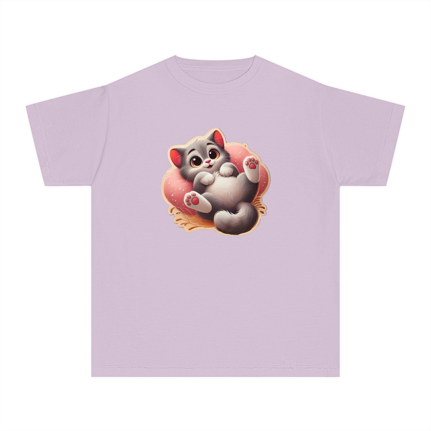 😻 Kitten Cuddle Time 💖 Youth Midweight Tee ✨ Purr-fectly adorable! - Whippie's