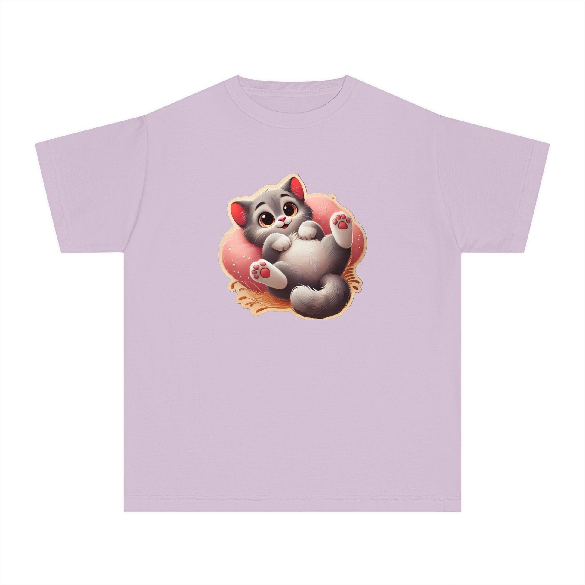 😻 Kitten Cuddle Time 💖 Youth Midweight Tee ✨ Purr-fectly adorable! - Whippie's