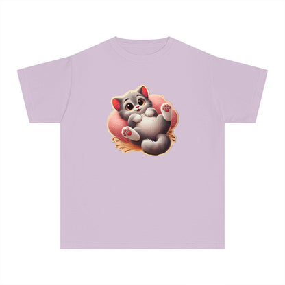 😻 Kitten Cuddle Time 💖 Youth Midweight Tee ✨ Purr-fectly adorable! - Whippie's