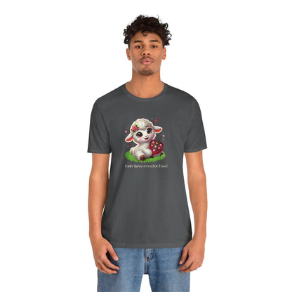 💖 I Only Have Eyes for Ewe! 🐑 Unisex Jersey Tee ✨ Spread the love this Valentine's Day! - Whippie's