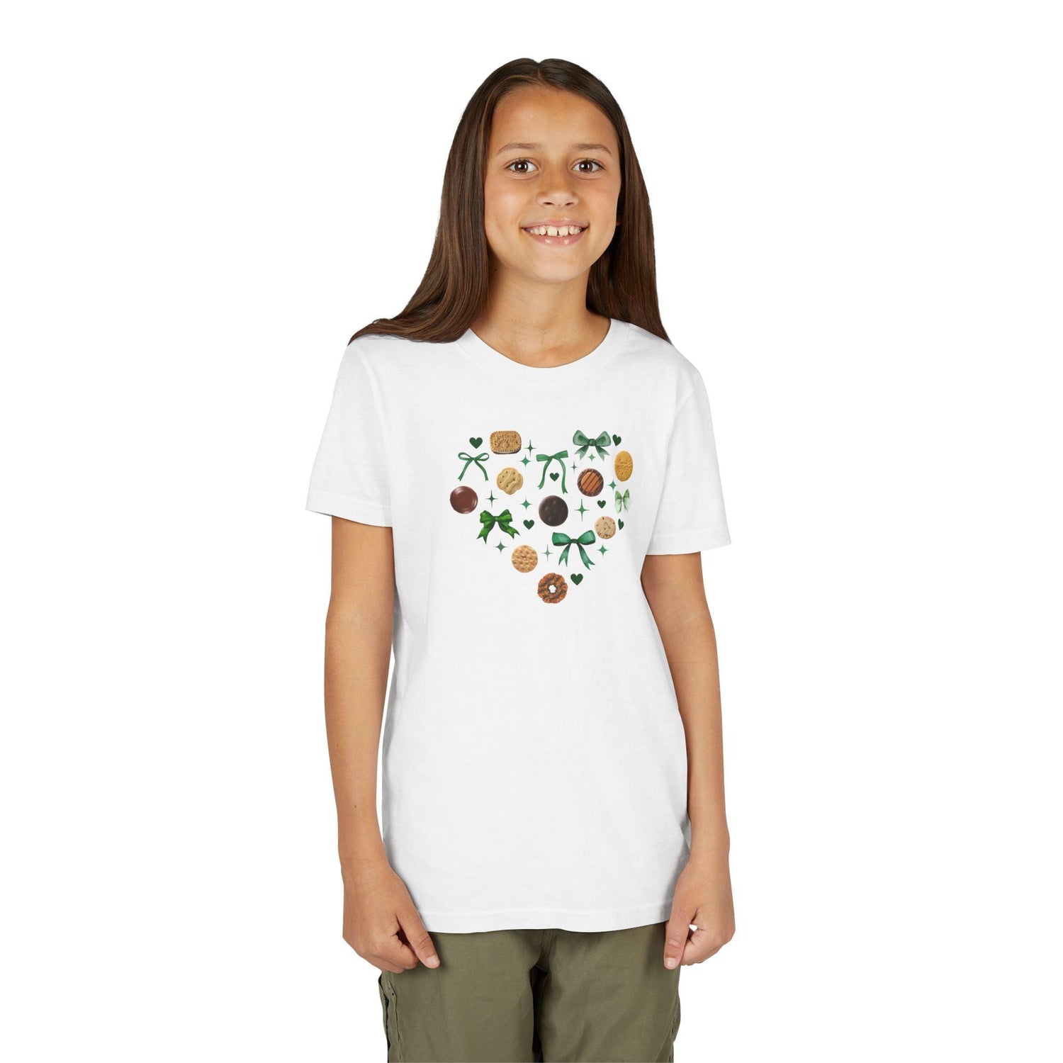 Girl Scout Heart Tee - Sweet Success! 💚🍪 Youth Tee - Whippie's
