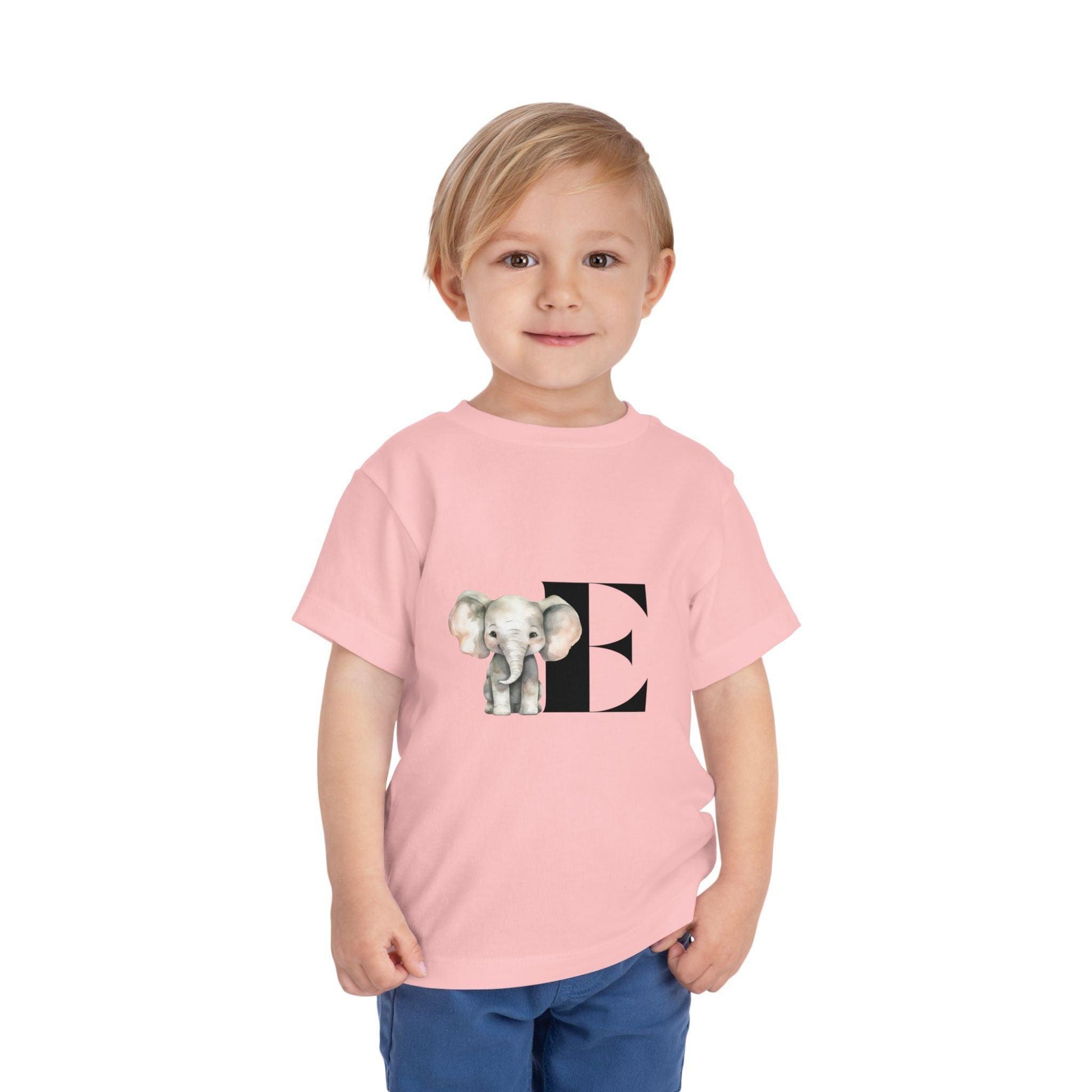 Alphabet Adventures: Letter E - Elephant Toddler T-shirt - Whippie's
