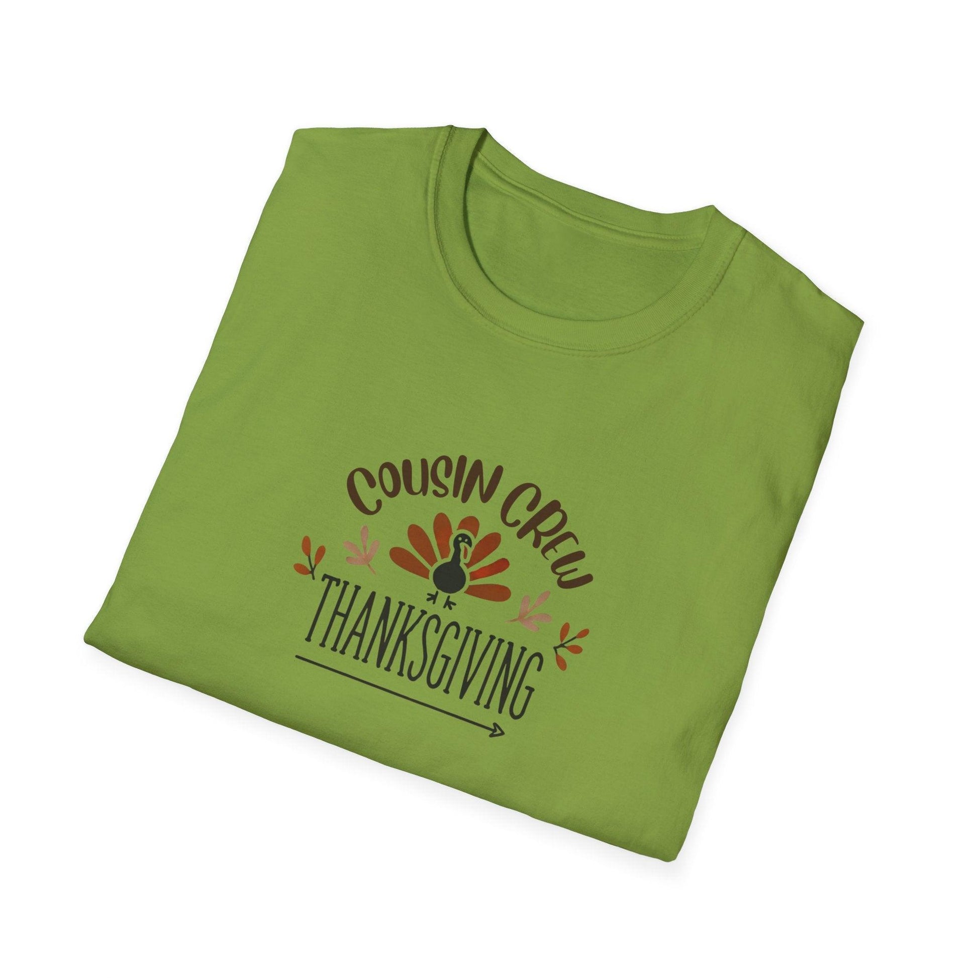 Thanksgiving Cousin Crew - Gobble 'Til You Wobble with Your Favorite Cousins! 🦃🍁 Unisex T-Shirt - Whippie's