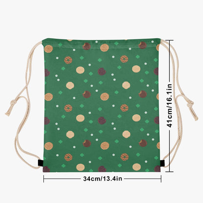 Girl Scout Cookie Drawstring Backpack - 🍪 Carry Your Cookies with Confidence and Style! 🍪 - Whippie's