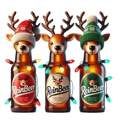 Reinbeer: The 🍻 Official Beverage of the Reindeer Games 🦌 - Unisex Softstyle T-shirt - Whippie's