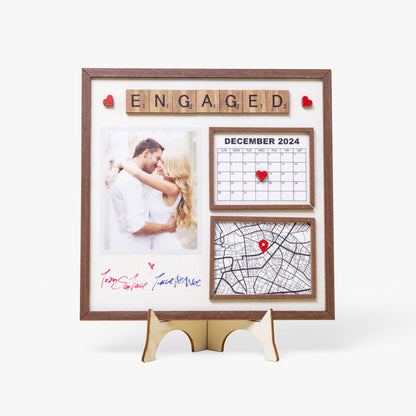 1207. Special Event Frame – Engagement, Wedding, Anniversary Gift - Personalizable - Whippie's