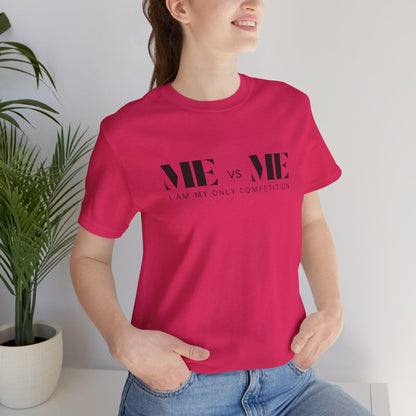 🔥 ME vs ME, I am my Only Competition 💪 Unisex Jersey Tee ✨ Challenge yourself, conquer your goals! - Whippie's