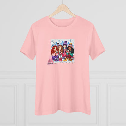 Girls Weekend Cheers to Cocoa, Friendship, and Snowy Shenanigans! - Women's Softstyle Tee - Whippie's