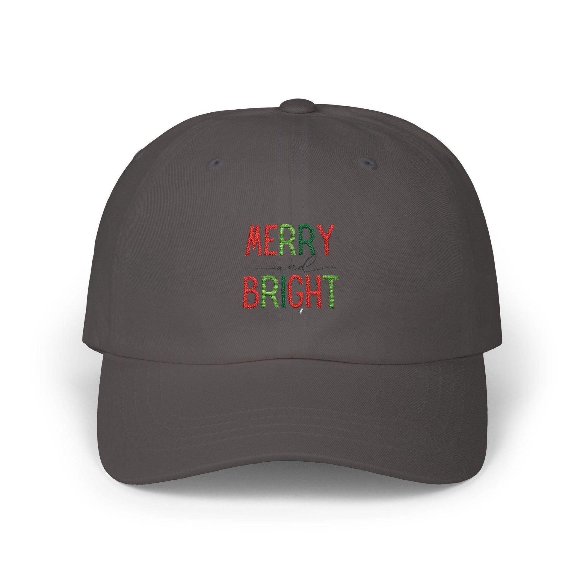 Merry and Bright - Embroidered Baseball Cap 🌈✨ - Whippie's