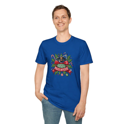 Santa's Favorite Police Officer Tee - Festive & Brave!