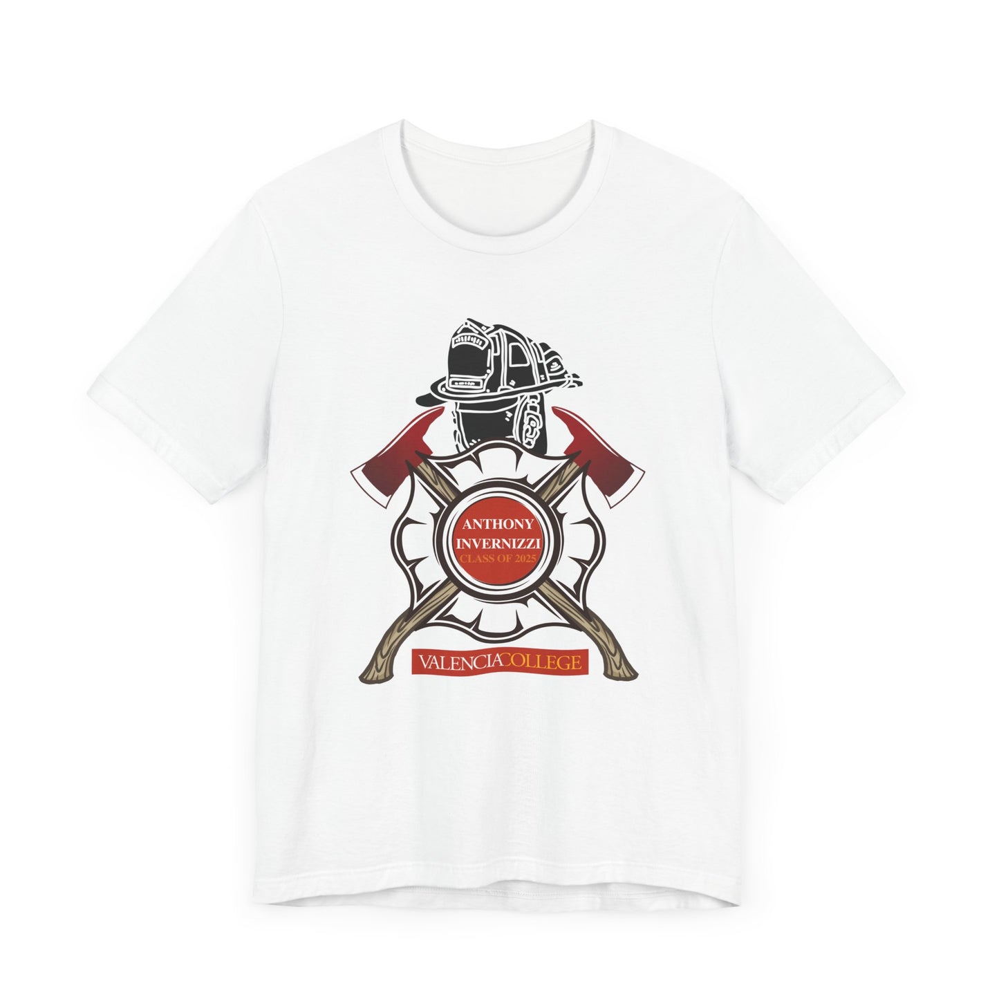 Fire Rescue Graduation Unisex Jersey Tee - Personalizable