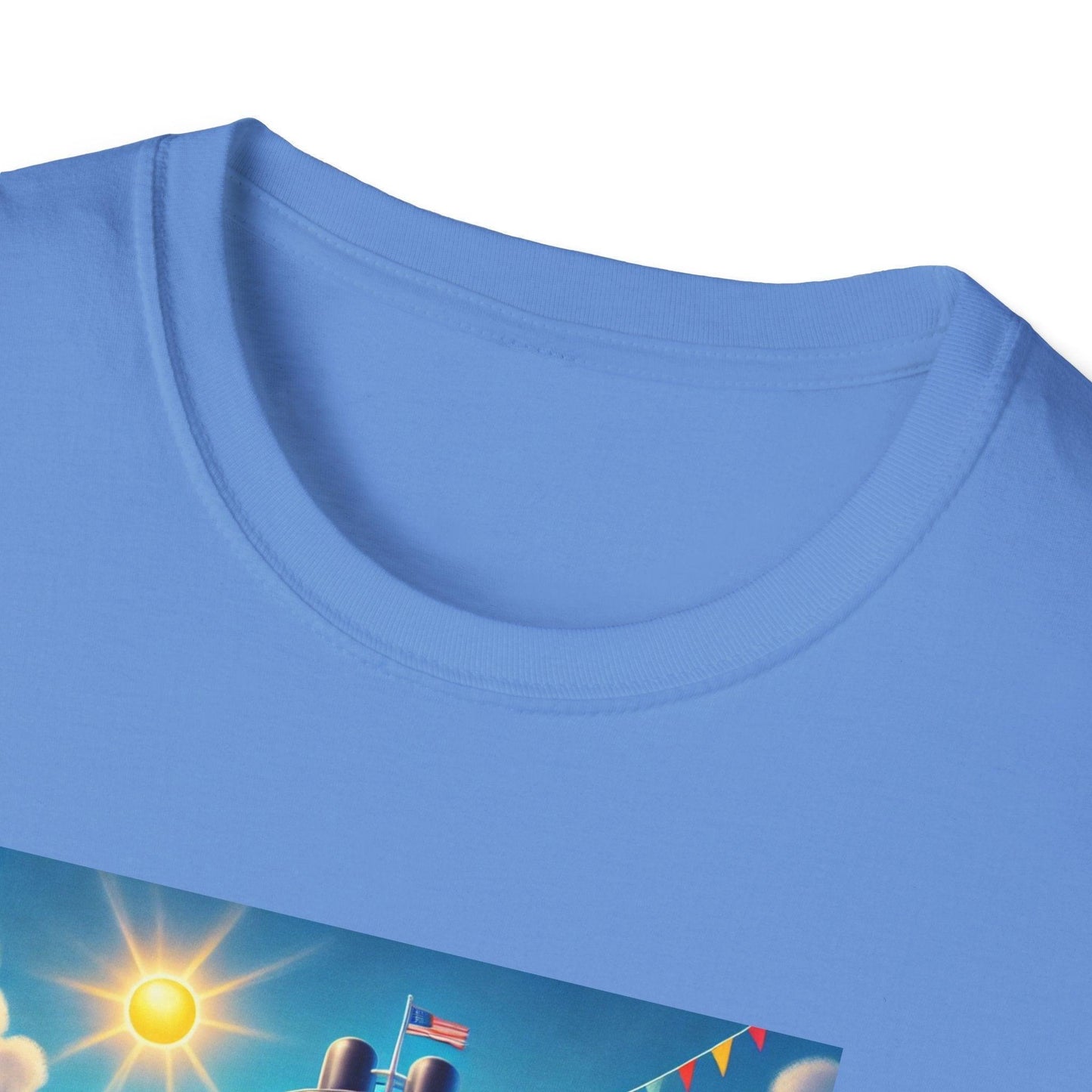 Duck on the Loose! Hilarious Cruise Ship Hide-and-Seek 🛳️ Unisex T-Shirt 🐤 - Whippie's