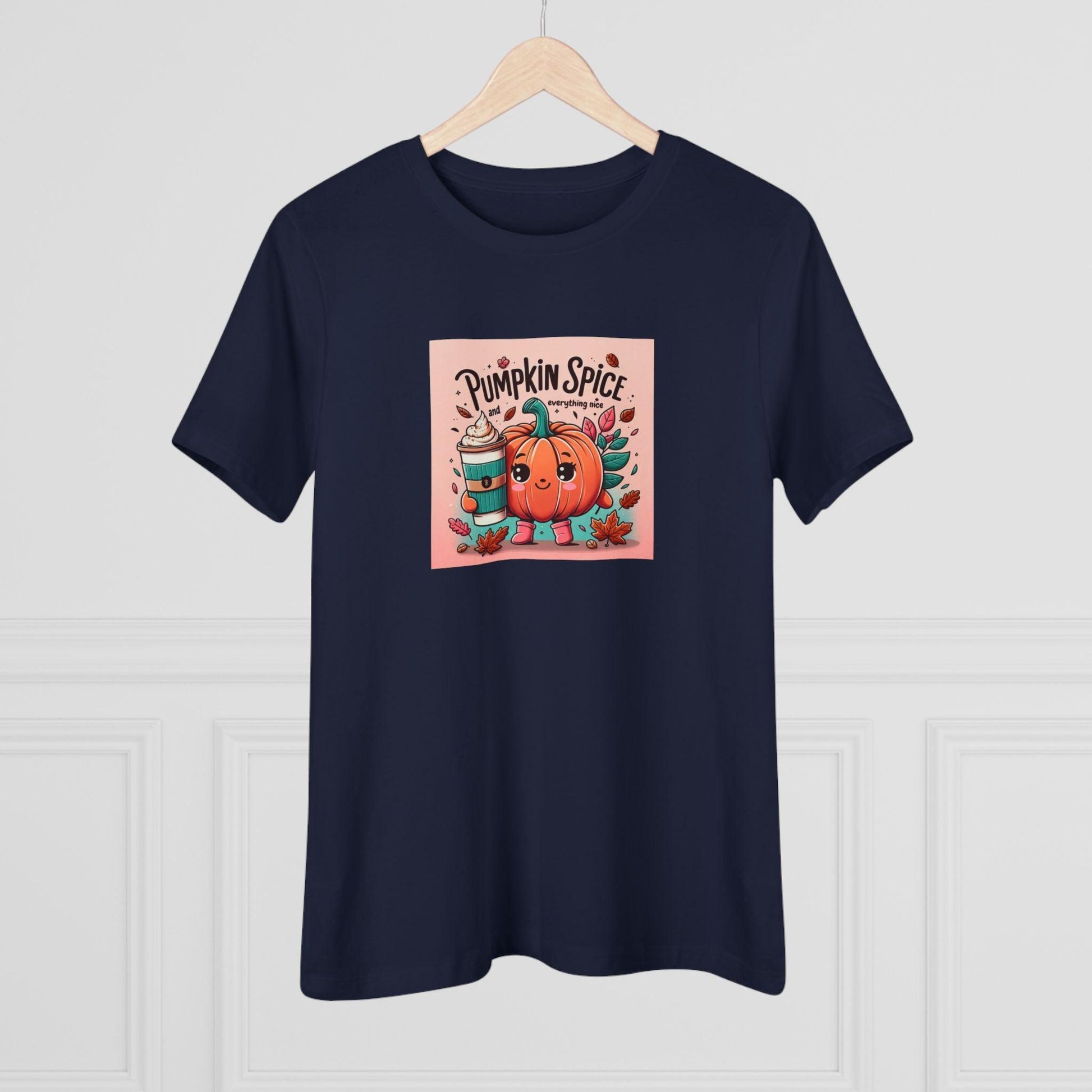 Cute Pumpkin: Pumpkin Spice and Everything Nice - Women's Softstyle Tee - Whippie's