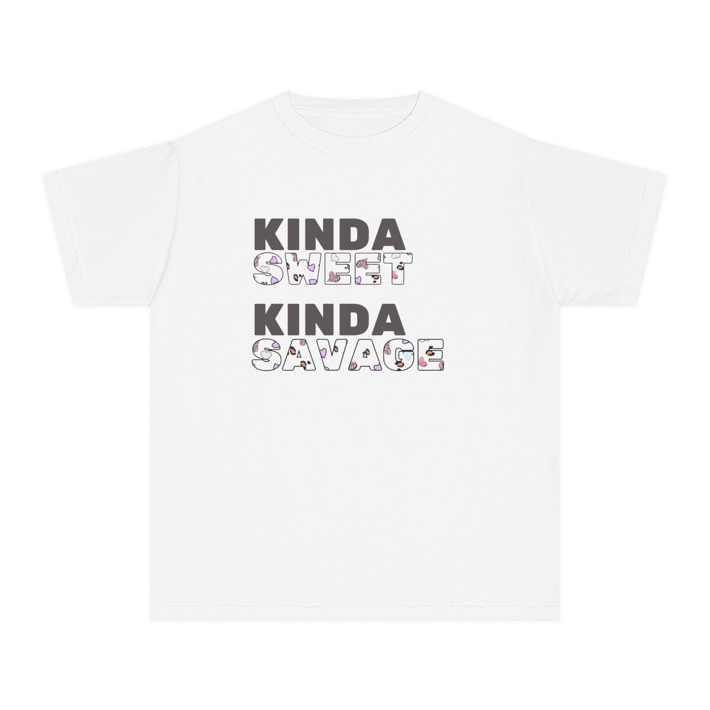 ✨ Kinda SWEET Kinda SAVAGE 😎 Youth Midweight Tee 💖 - Whippie's