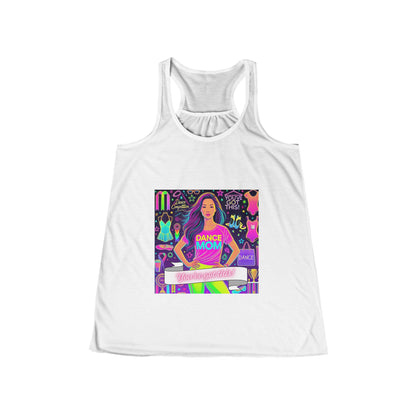 Dance Mom: You've Got This - Asian (Young) Mom - Women's Flowy Racerback Tank - Whippie's