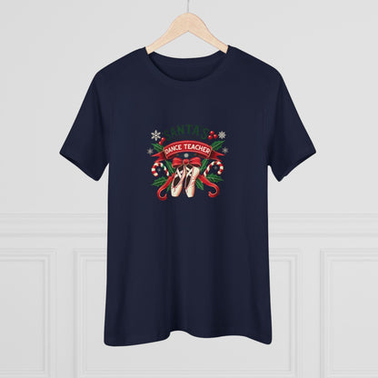 Santa's Favorite Dance Teacher Women's Softstyle Tee