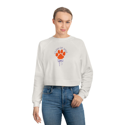 Clemson Graduation Cropped Fleece Pullover - Personalizable