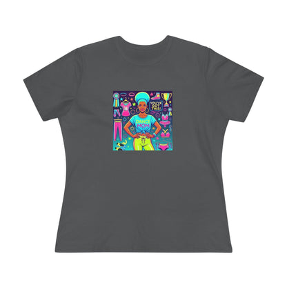 Dance Mom: You've Got This - Blue Hair Mom- You've Got This - Women's Softstyle Tee - Whippie's