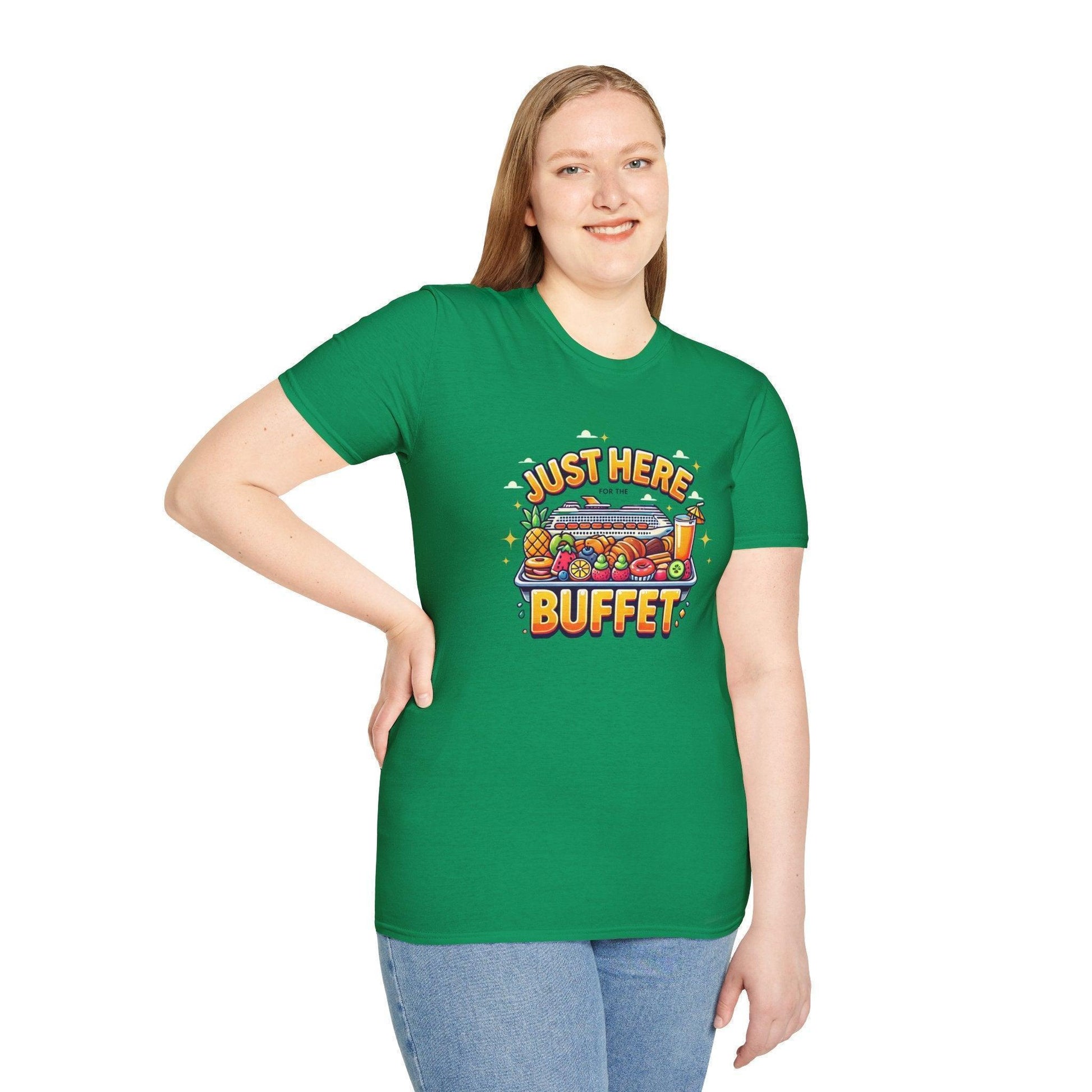 Just Here for the Buffet 🛳️🍽️ - Unisex Tee - Whippie's