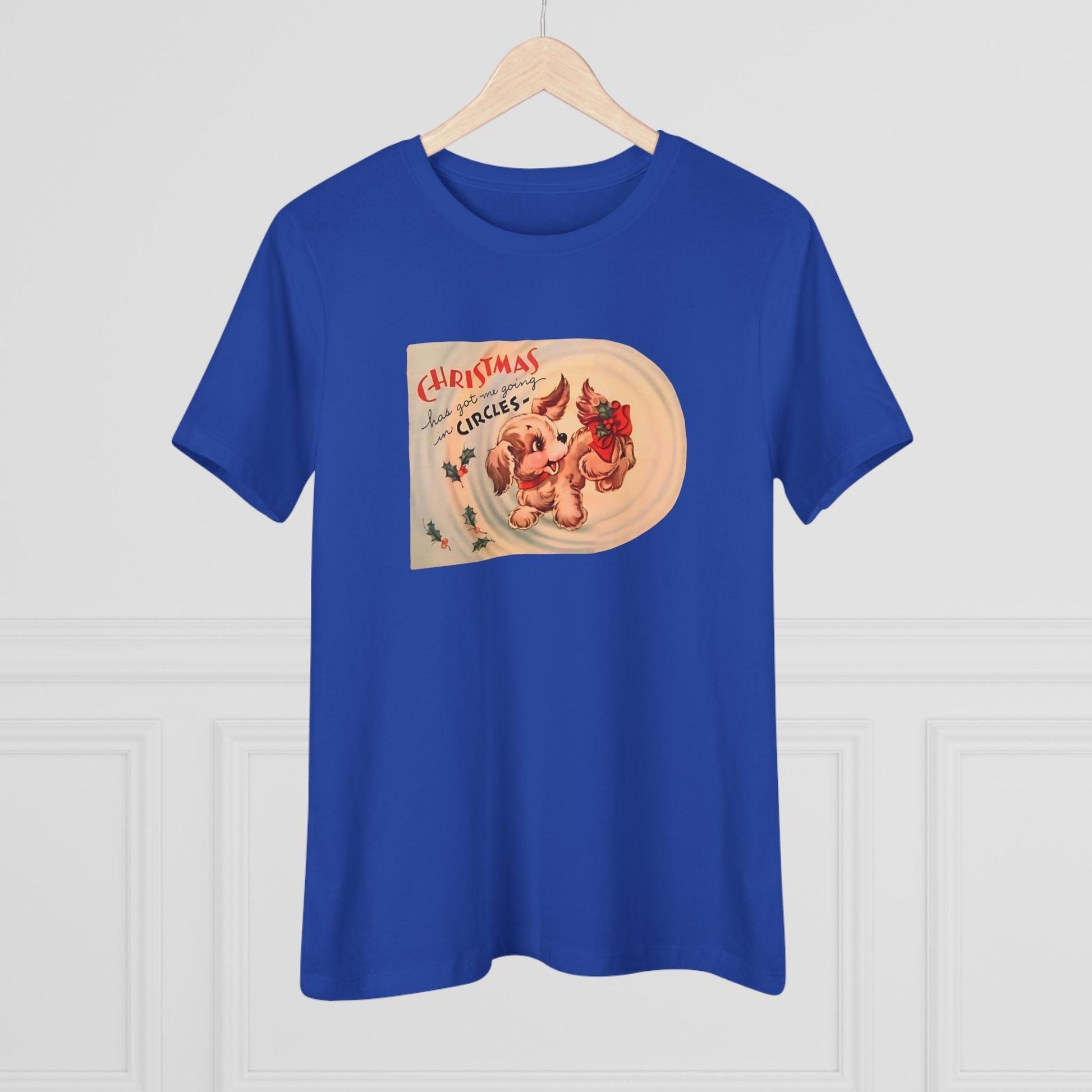 Christmas Has Me Going in Circles - Women's Softstyle Tee - Whippie's