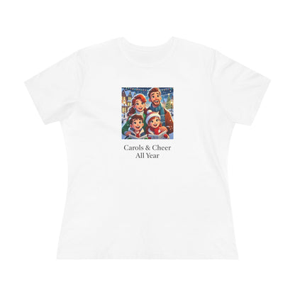 Carols & Cheer All Year - Women's Softstyle Tee - Whippie's