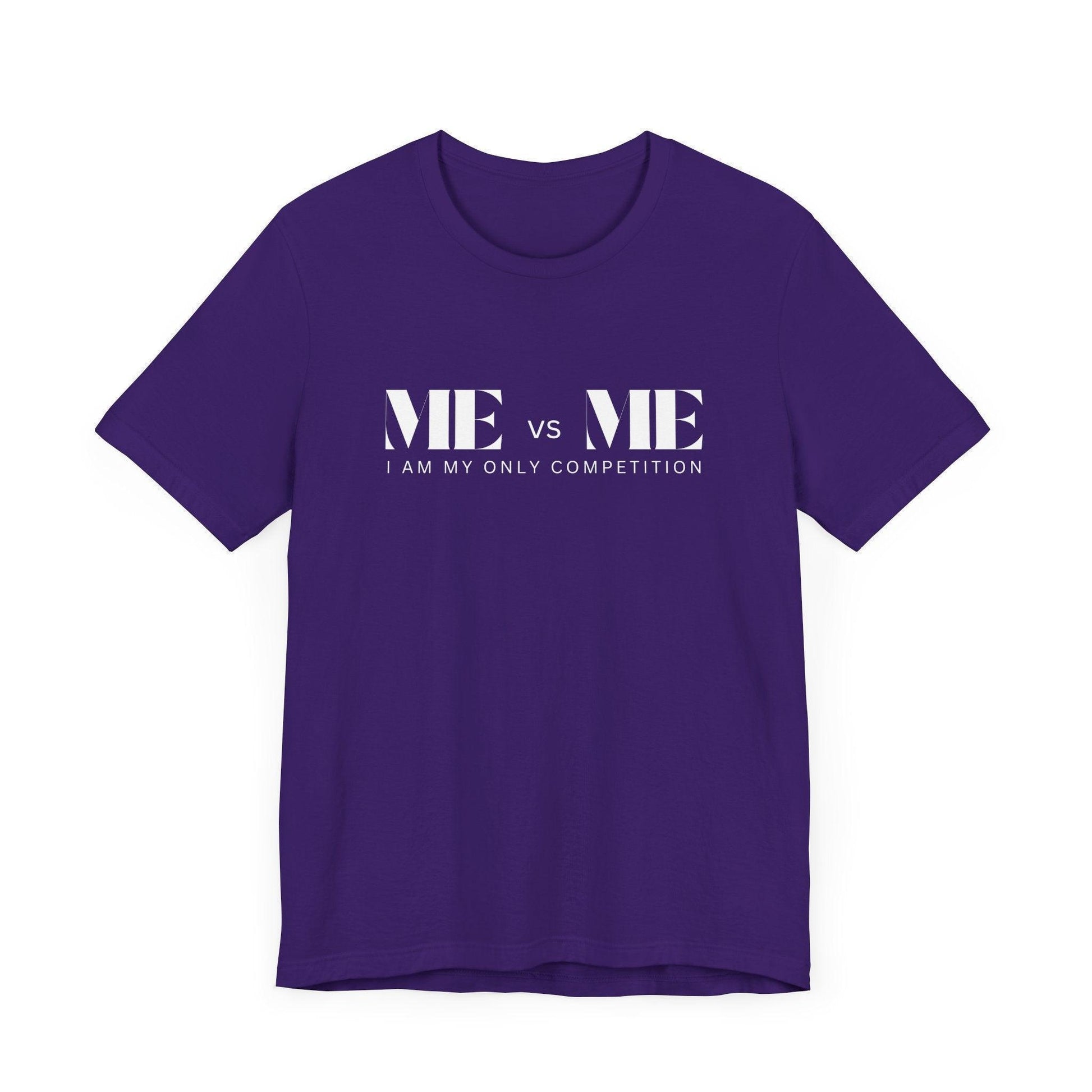 🔥 ME vs ME, I am my Only Competition 💪 Unisex Jersey Tee ✨ Challenge yourself, conquer your goals! - Whippie's