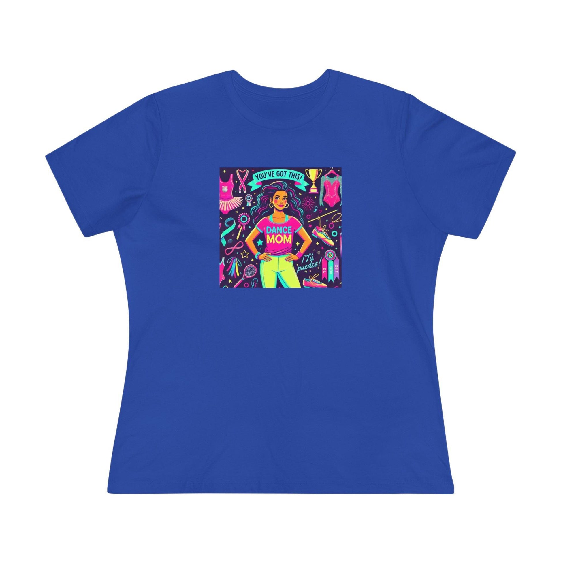 Dance Mom Magic (Latina Mom) - A Colorful Celebration 💃🌈 - Women's Softstyle Tee - Whippie's