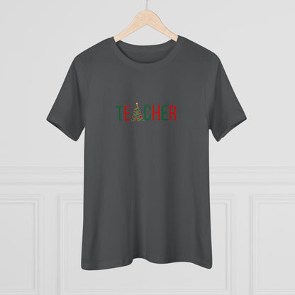 T🎄ACHER Unisex Tee - Happy Holidays from Your Favorite Teacher! 🎁 Women's Softstyle Tee - Whippie's