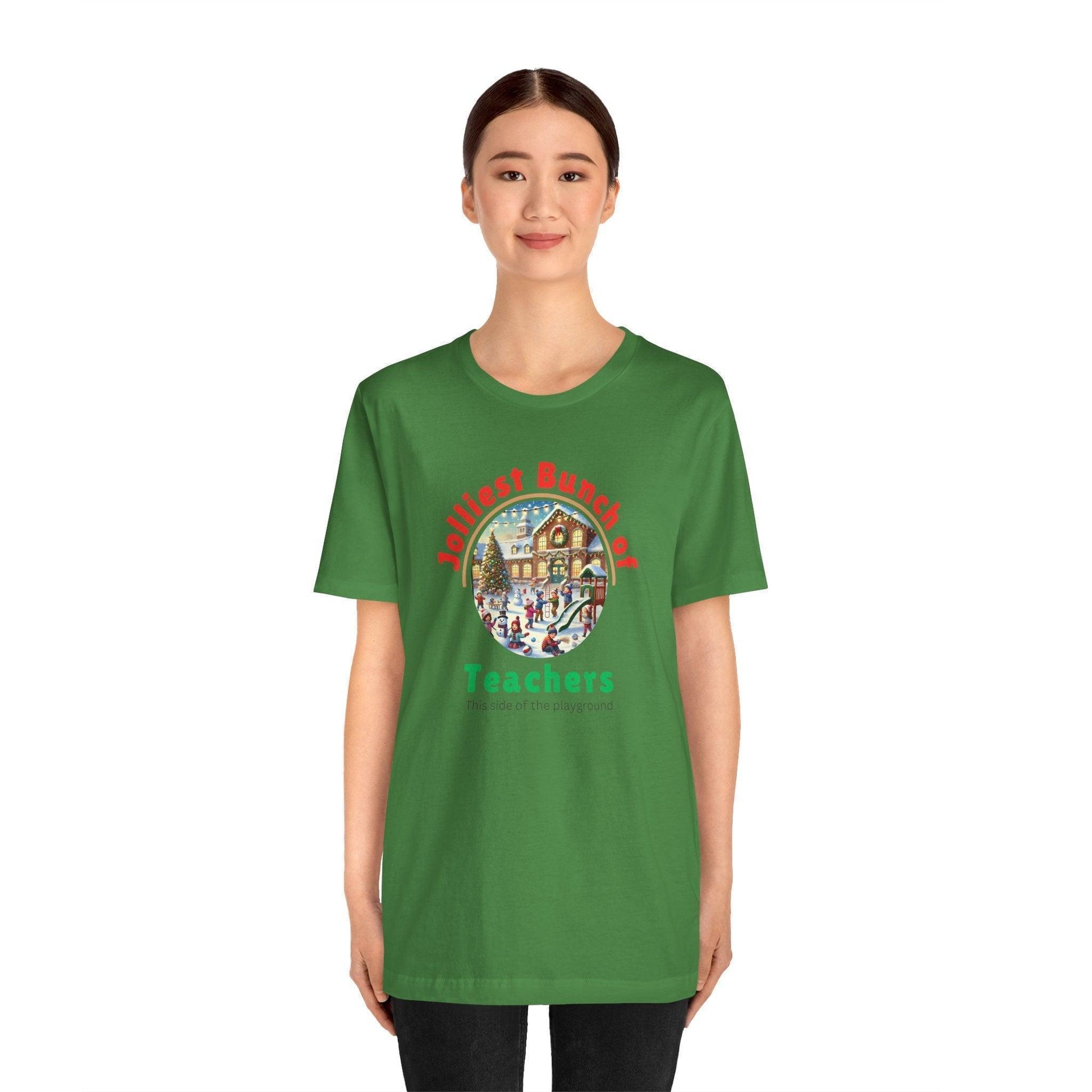 🌴 Jolly Bunch of Teachers ☀️ Unisex Jersey Tee 🧑‍🏫 - Winter Wonderland - Whippie's