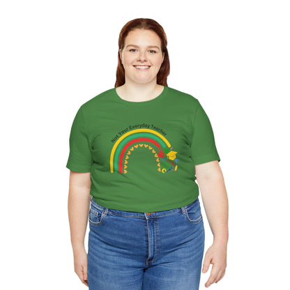 🌈 Not Your Everyday Teacher ❤️ Unisex Jersey Tee ✨ - Whippie's