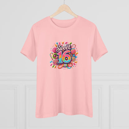 Sweet 16 Tee - Let's Celebrate! 🎉🍭 - Women's Softstyle Tee - Whippie's