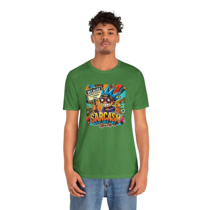 🎭 Sarcasm: It's Better Than Slapping 😉 Unisex Jersey Tee ✨ - Whippie's