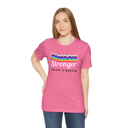 💪 Stronger Than Cancer 🎗️ Unisex Jersey Tee ✨ Show your support, wear your strength. - Whippie's