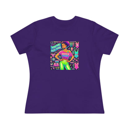 Dance Mom: You've Got This - Darker Skin Tone Mom - Sideview - Women's Softstyle Tee - Whippie's