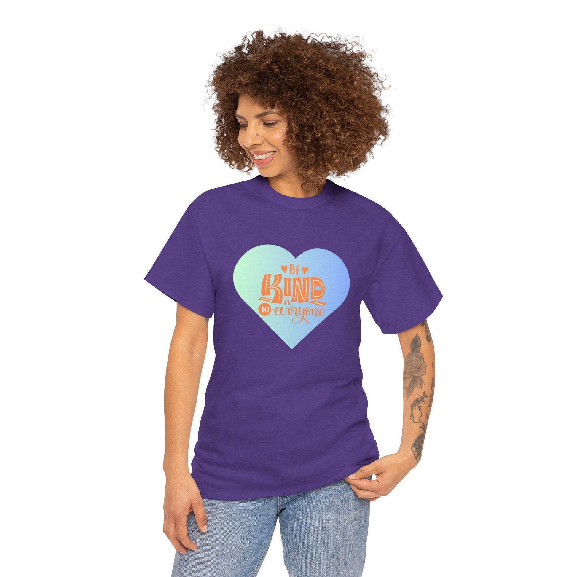 Be Kind to Everyone Unisex Heavy Cotton Tee 💙 - Whippie's